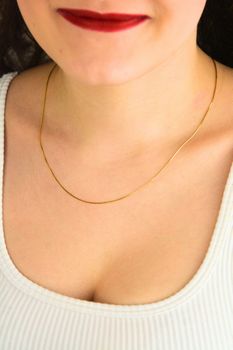 Złoty łańcuszek Linka 585 – subtelny z błyszczącą powierzchnią 0785 (5).jpg